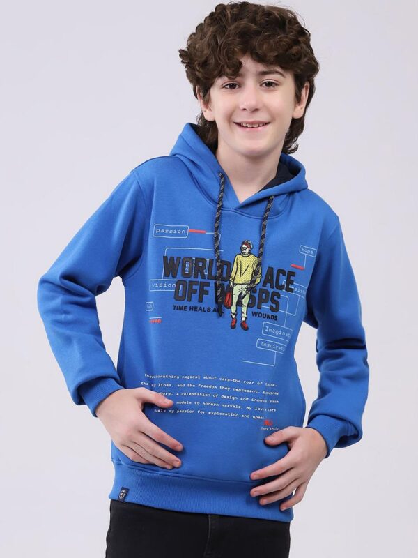 Boys' Urban Explorer Graphic Hoodie – Cobalt Blue