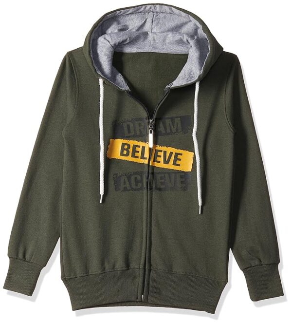 Boy's Cotton Regular Fit Hooded